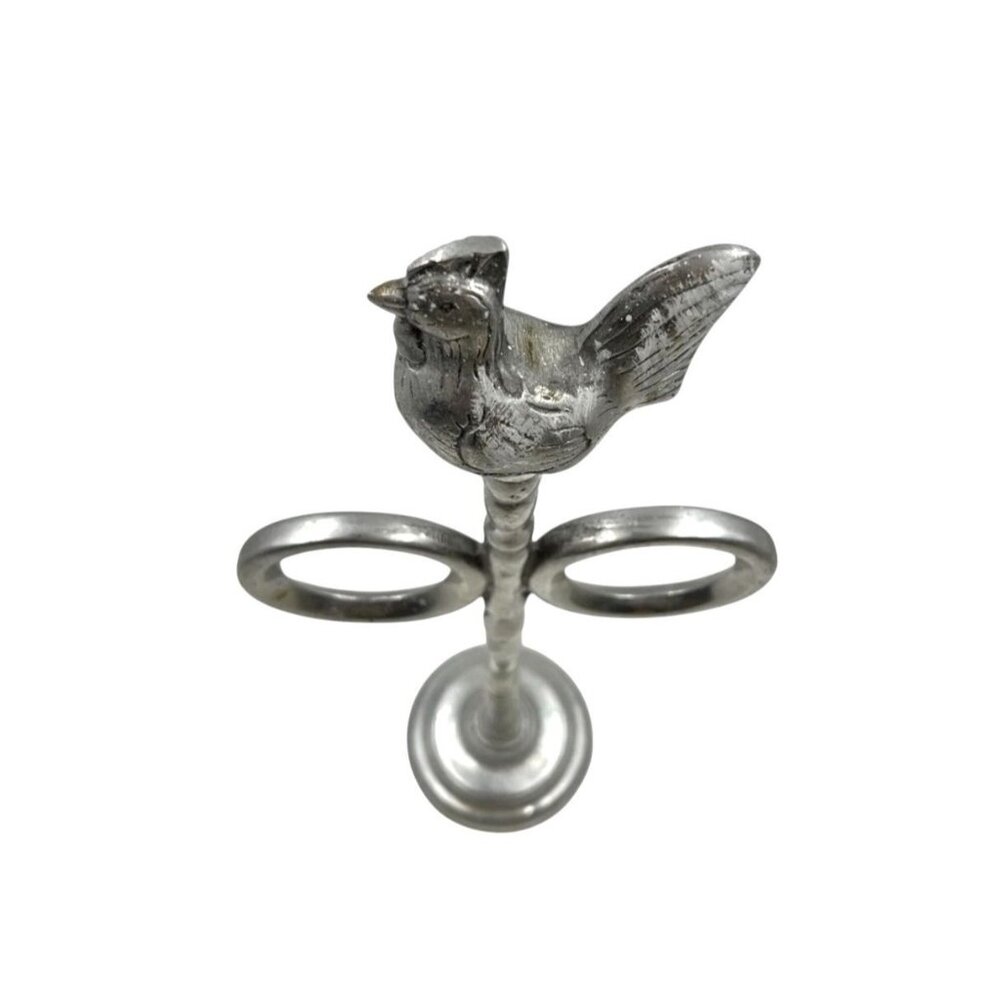 Vintage Aluminum Rooster Holder Stand - Picture 5 of 8